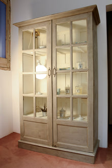Vintage teak display cabinet