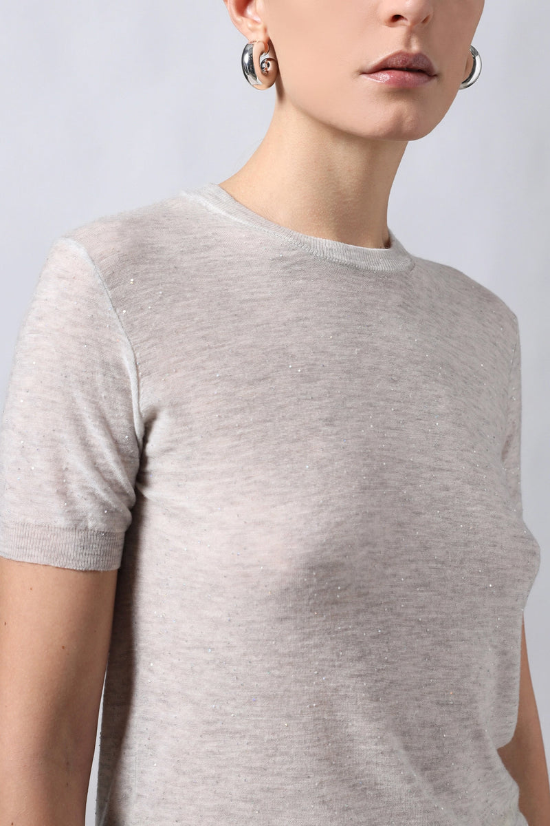 Top merino extrafino micropailletes