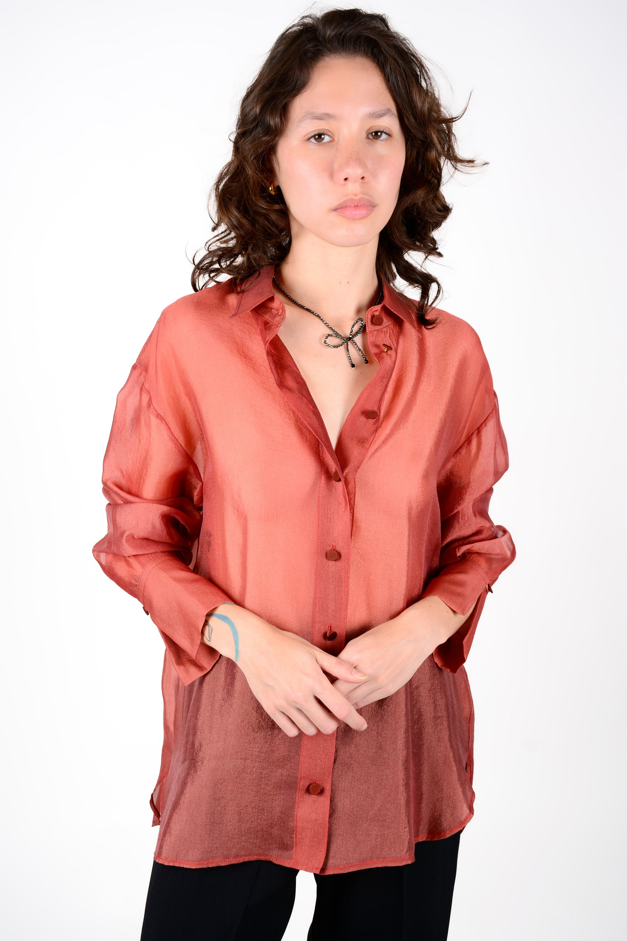 Camisa organza masculine