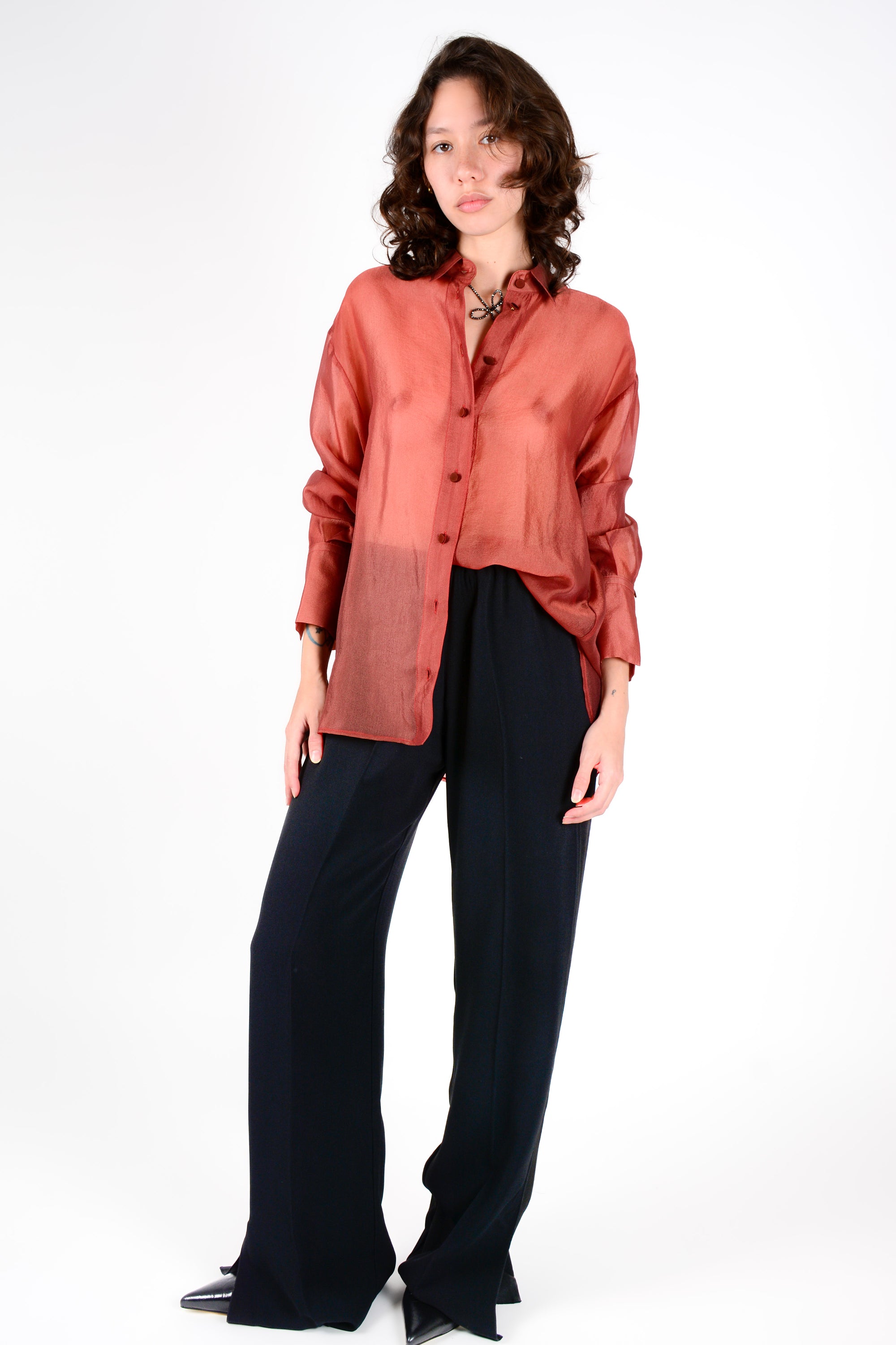 Camisa organza masculine