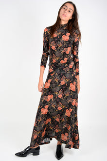 Falda punto jersey estampado
