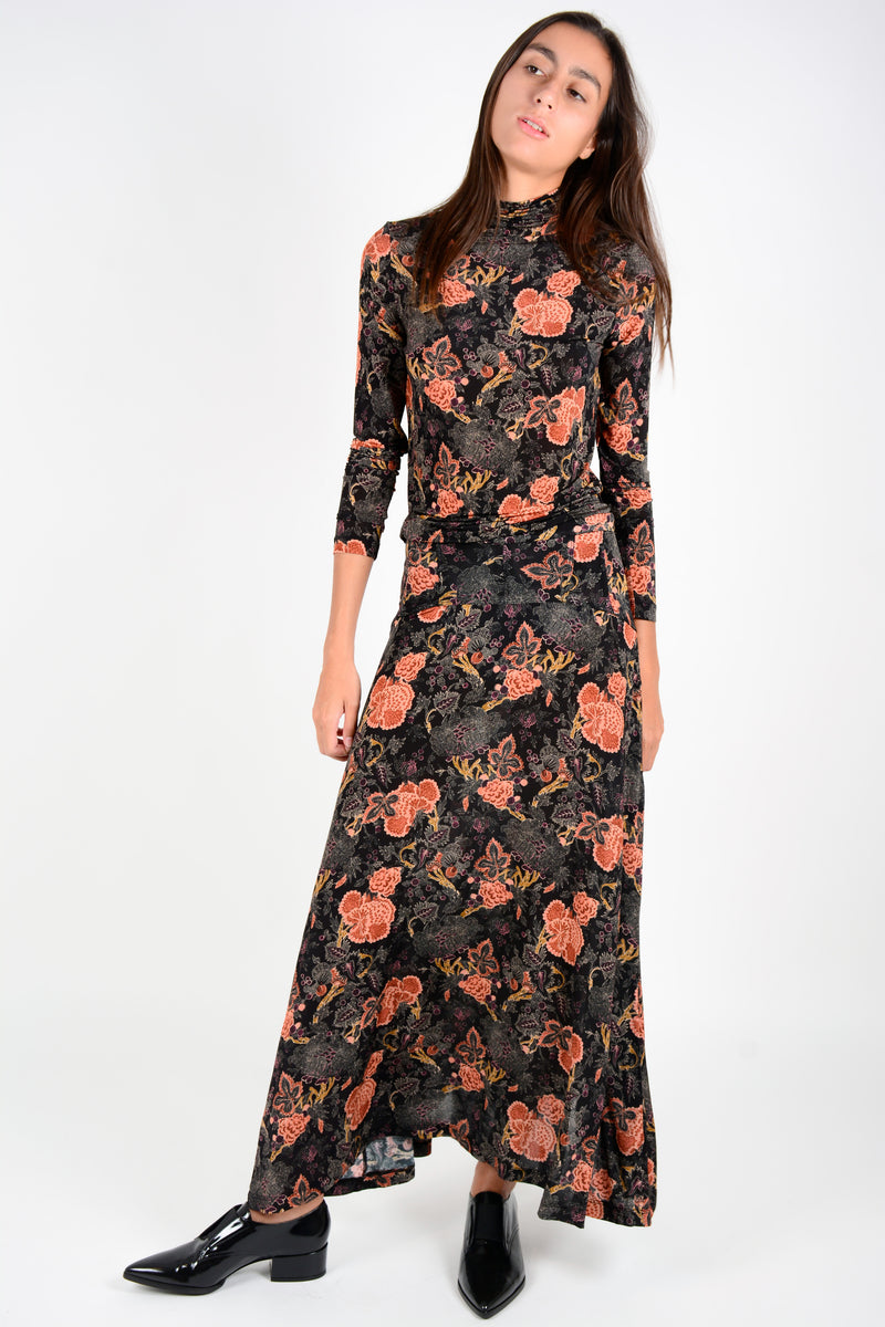 Falda punto jersey estampado