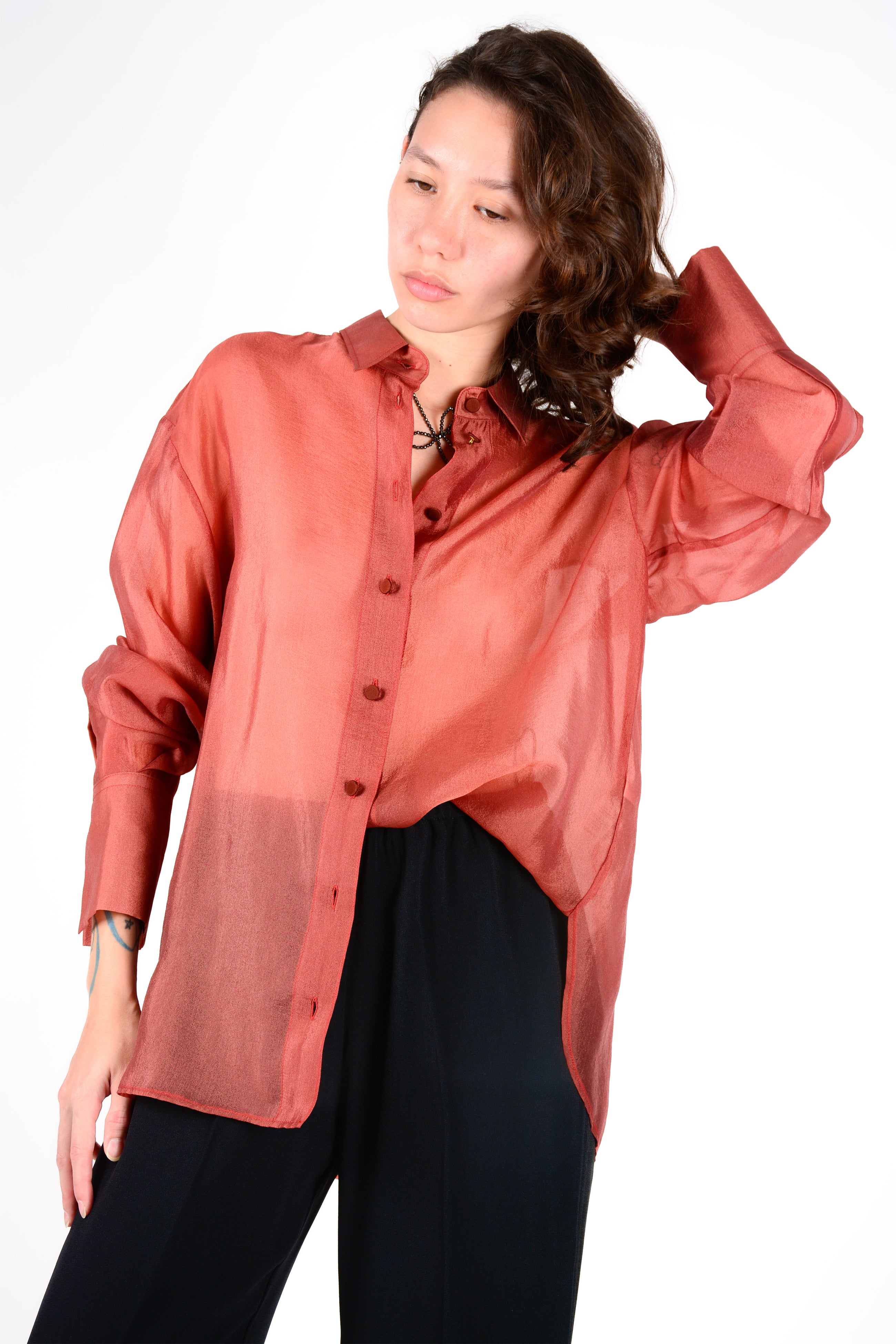Camisa organza masculine