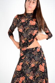 Falda punto jersey estampado