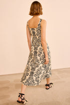 Vestido botanical printed