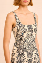 Vestido botanical printed