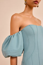 Vestido twill gabardine
