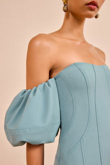 Vestido twill gabardine