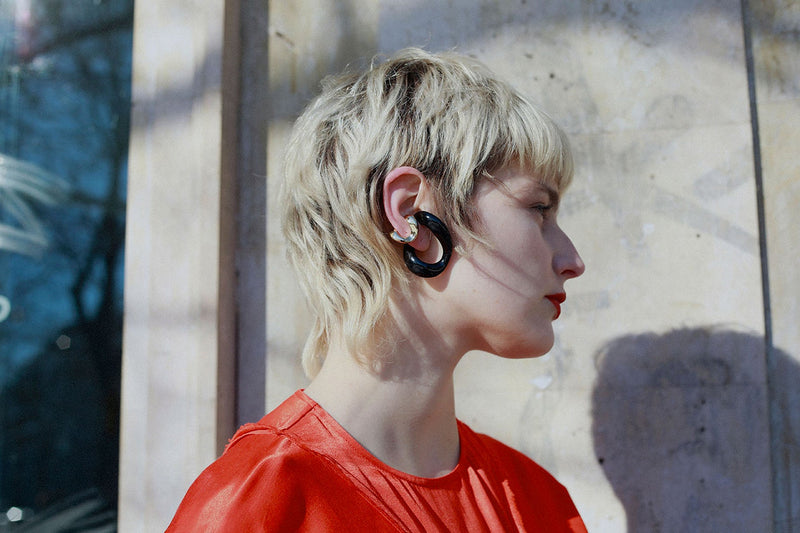 Ear cuff noir