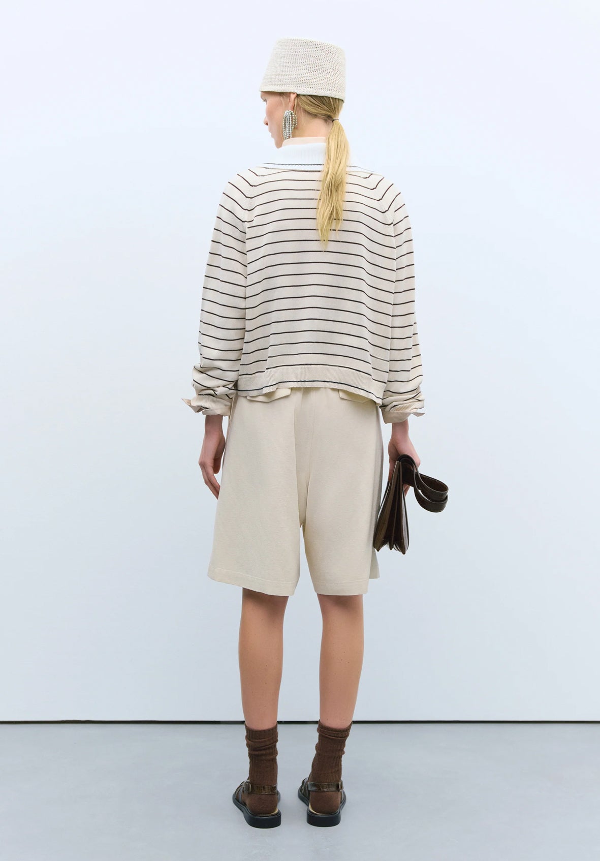 Polo organico cotton striped