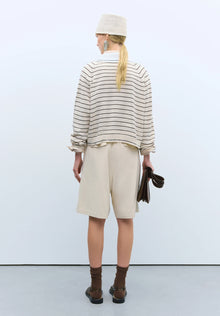 Polo organico cotton striped