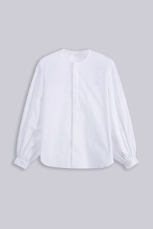 Camisa sin cuello redondo