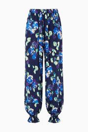 Pantalón fruncido tobillo