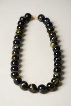 Collar ojo de tigre negro