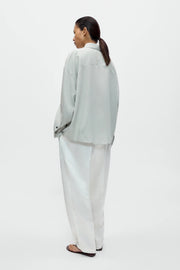 Camisa Pinstriped oversized