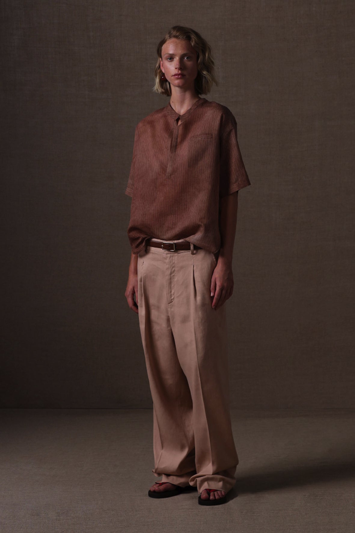 Pantalón pinzas masculino