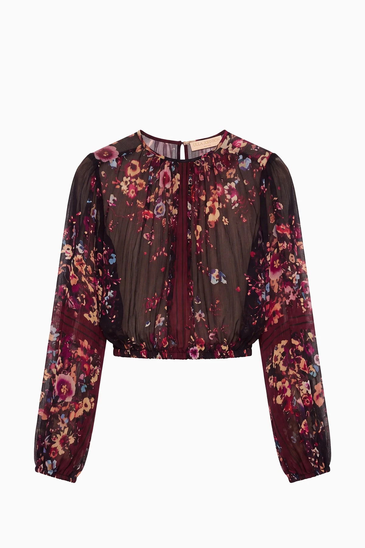 Top gasa flores