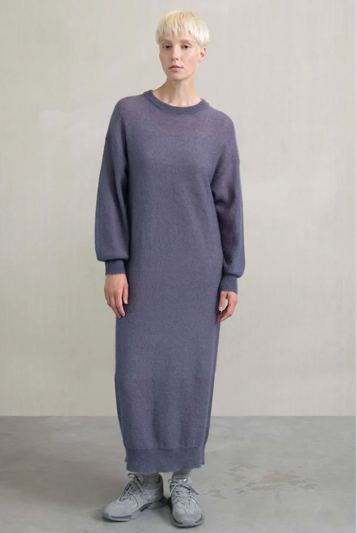 Vestido jersey largo