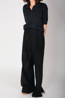 Pantalón chic taffetas high waist