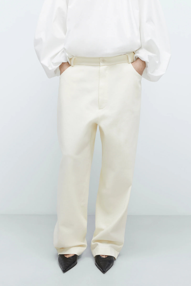 Pantalón cotton straight pants