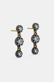 Pendientes 3 diamantes midhight