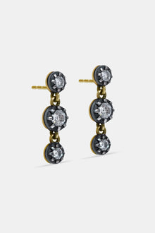 Pendientes 3 diamantes midhight