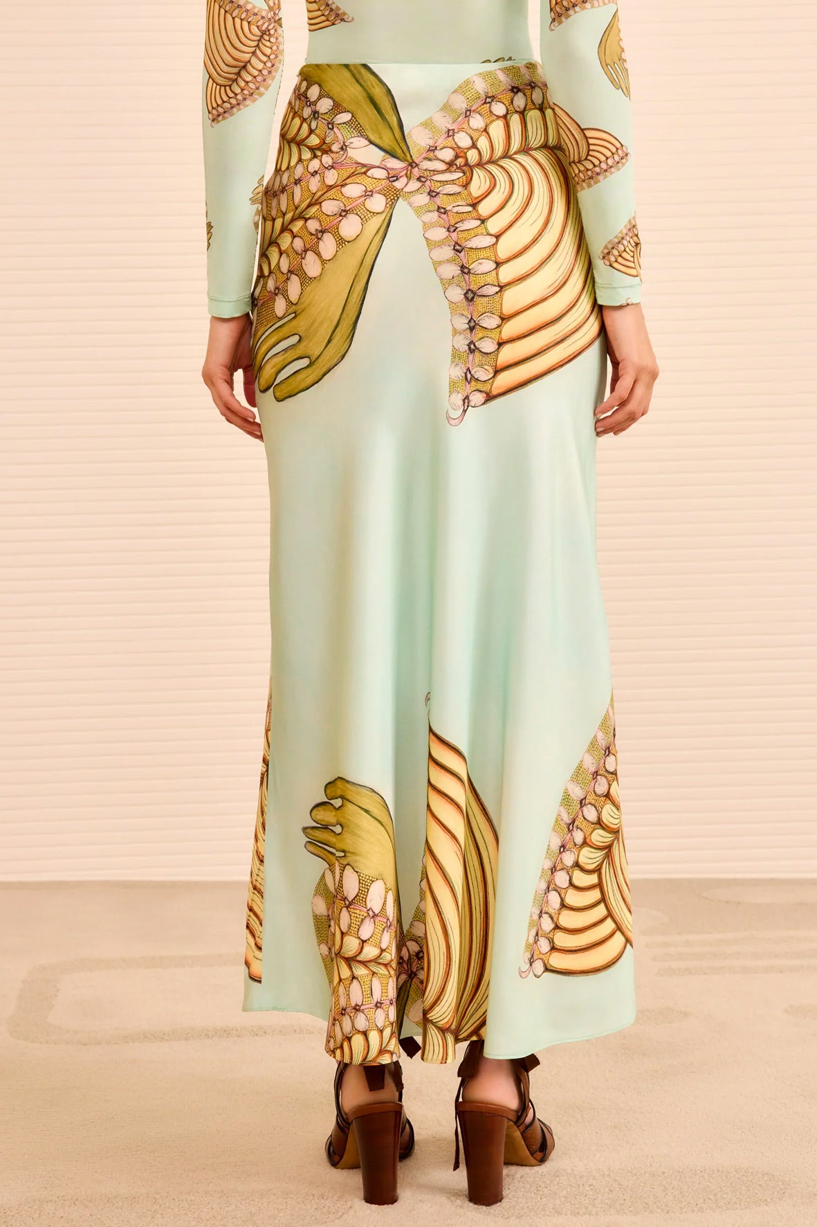 Falda silk 100% tubo