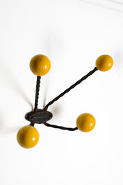 4 bolas madera años 50's