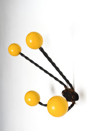 4 bolas madera años 50's