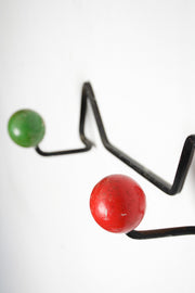 2 bolas madera años 50's