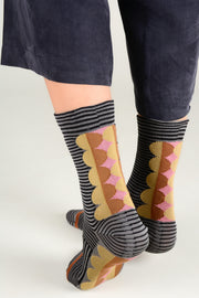 Calcetines rayitas finas