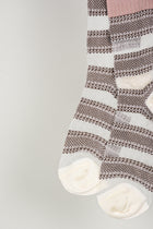 Calcetines franjas transparentes