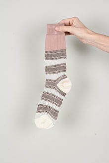 Calcetines franjas transparentes