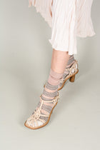 Calcetines franjas transparentes