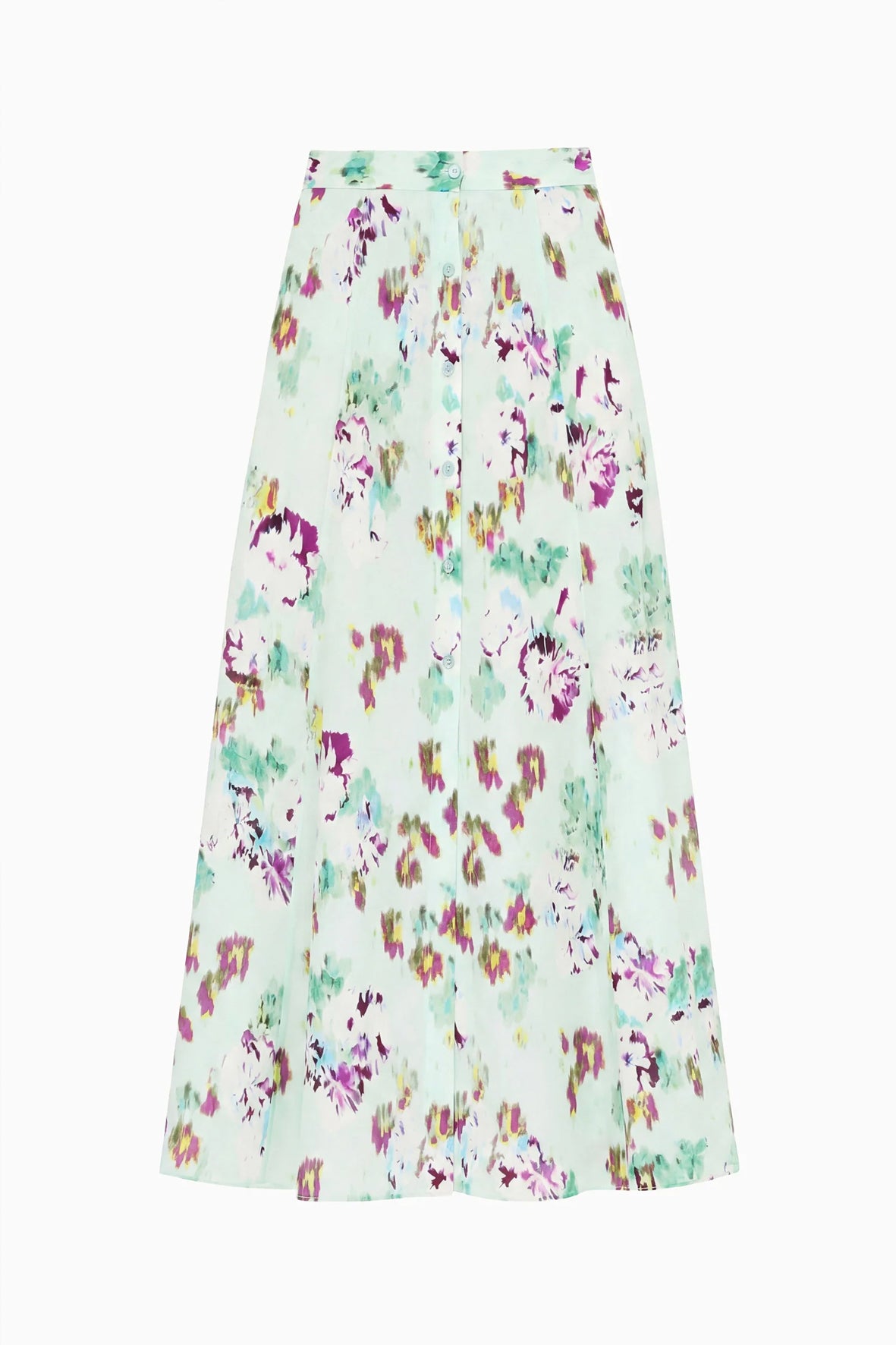Falda summer garden botones