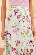 Falda summer garden botones