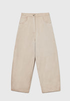 Pantalón satín curved peach