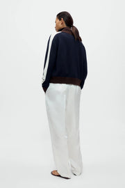Pantalón satín masculine barrel
