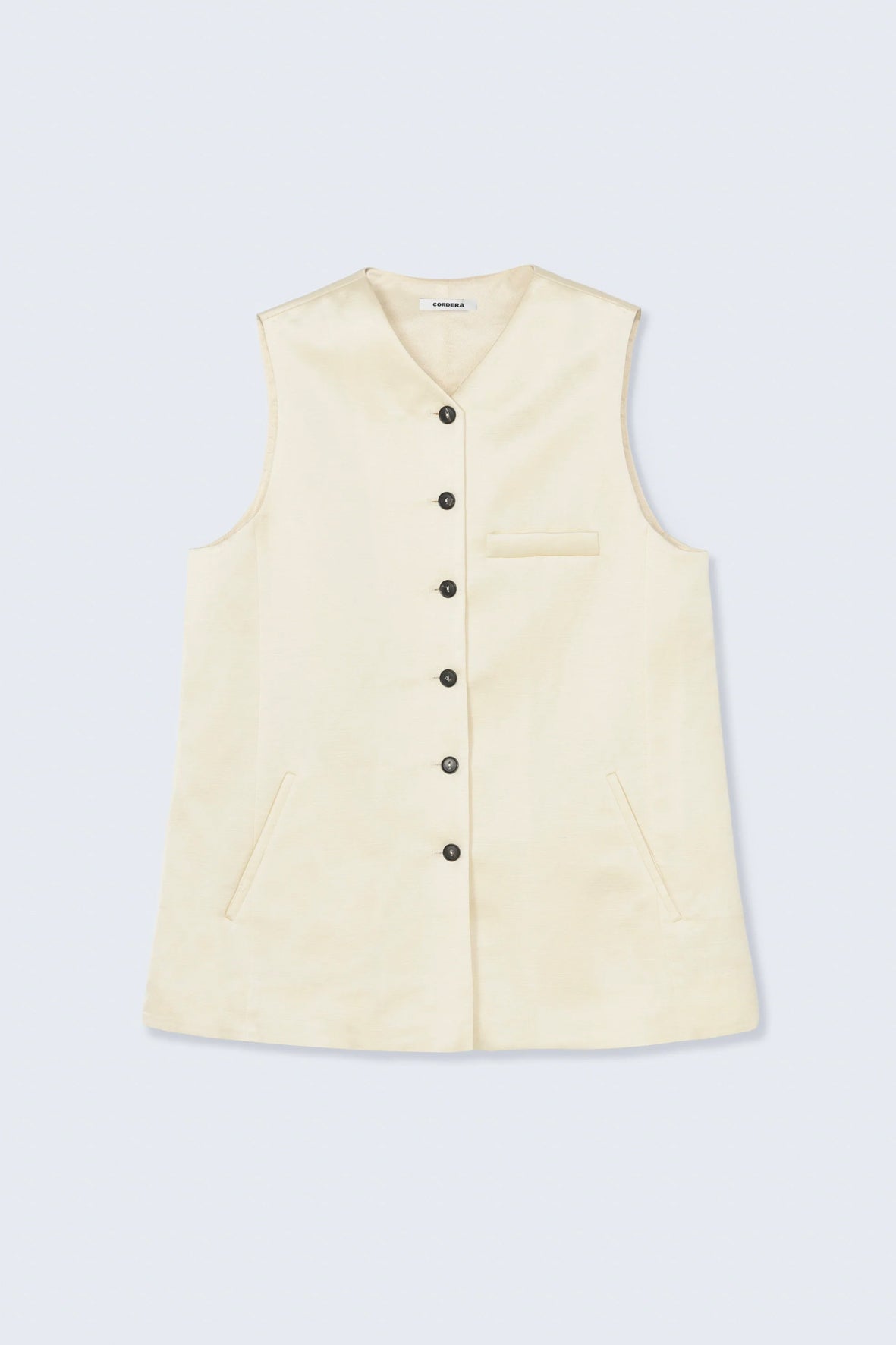 Chaleco satín tailored