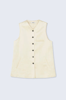Chaleco satín tailored