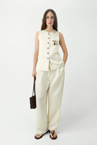 Chaleco satín tailored