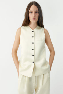 Chaleco satín tailored