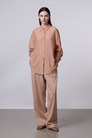 Camisa cotton/silk básica