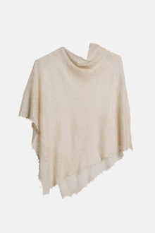 Poncho semi felted plain