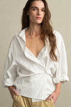 Camisa rayas arrugada