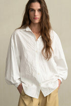 Camisa rayas arrugada