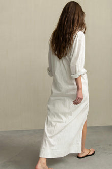 Vestido camisero rayas