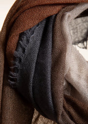 Foulard degrade 100% cashmere