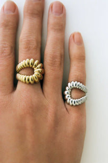 Anillo meñique spiral
