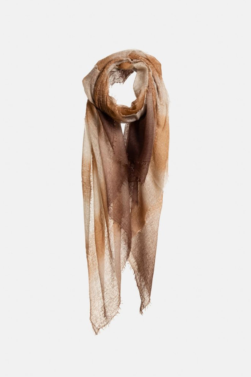 Shawl stripes dip dye